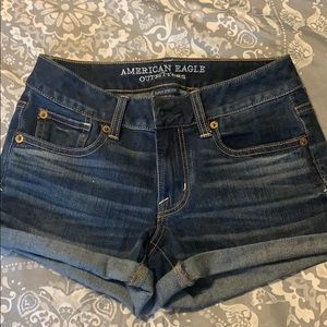 American Eagle super stretch jean shorts